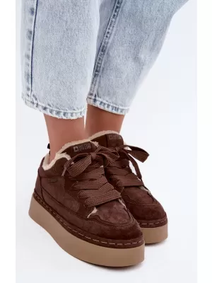 Дамски обувки BIG STAR SHOES UU274188 КАФЯВИ/БЕЖОВИ СЕНКИ