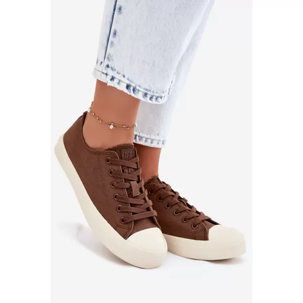  Дамски кецове BIG STAR SHOES TT274123 КАФЯВО/БЕЖОВО 