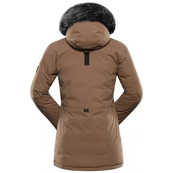  Дамско зимно яке ALPINE PRO WERDA 3 ОТТЕНЪК СЕПИЯ 