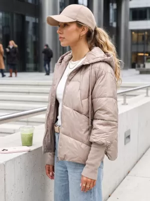 Дамско яке DSTREET TY5764 КАРАМЕЛ
