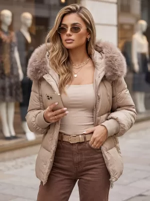 Дамско яке DSTREET TY6005 КАРАМЕЛ