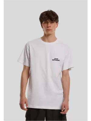Мъжка тениска URBAN CLASSICS TB8959-00220 БЯЛО