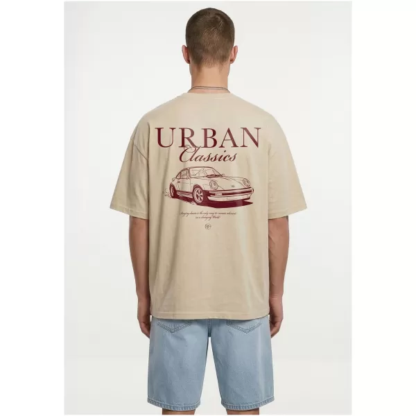  Мъжка тениска URBAN CLASSICS TB8755 БЯЛ/ПЯСЪЧЕН 
