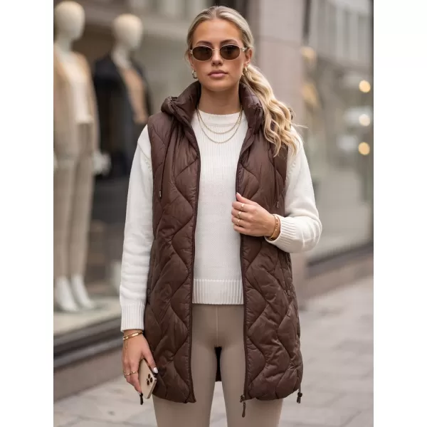  Дамски елек DSTREET TY6013 КАФЯВО 