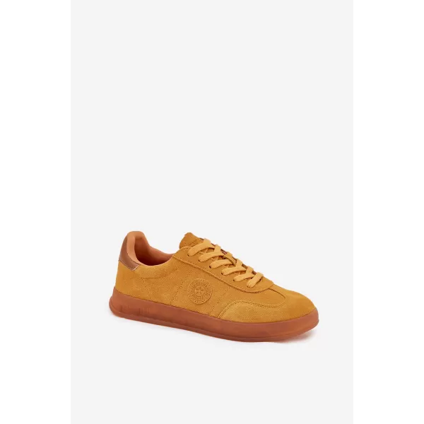  Дамски кецове BIG STAR SHOES RR274846 ЖЪЛТО/ЗЛАТНО 