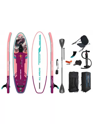 Дъска за гребане RIDEWAVE BLAZEBRAND 9'6'' COMBO НЕОПРЕДЕЛЕН