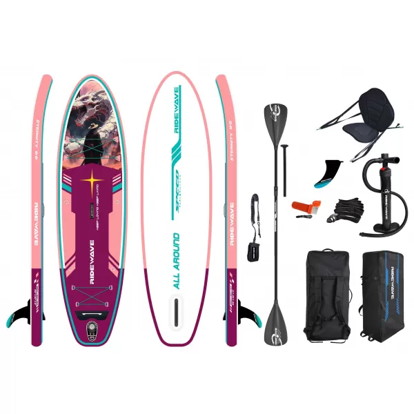  Дъска за гребане RIDEWAVE BLAZEBRAND 9'6'' COMBO НЕОПРЕДЕЛЕН 