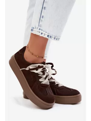Дамски кецове BIG STAR SHOES UU274004 КАФЯВО