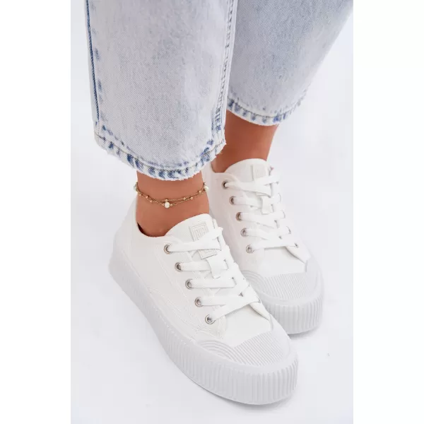  Дамски кецове BIG STAR SHOES TT274269 БЯЛО 