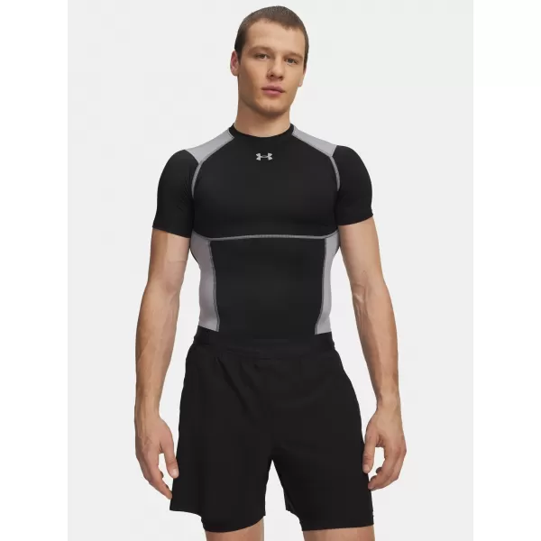  Мъжка тениска UNDER ARMOUR UA HG ELITE COMP SS 6015382-008 ЧЕРЕН 