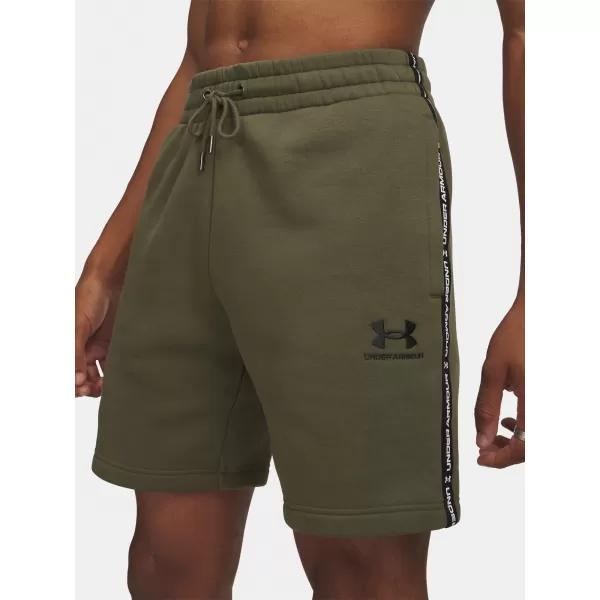  Мъжки шорти UNDER ARMOUR ICON FLEECE SHORT TAPING 1390299-391 ЗЕЛЕНО 