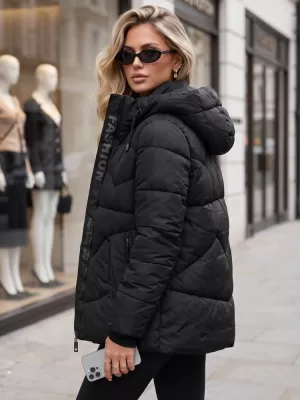 Дамско яке DSTREET TY5751 ЧЕРЕН