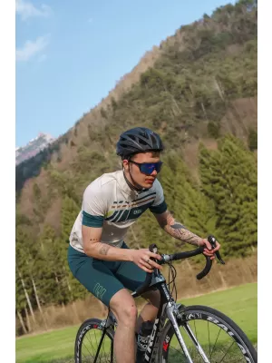 Мъжки шорти за колоездене NORDBLANC LEADING NBSPM8082 ЗЕЛЕНО