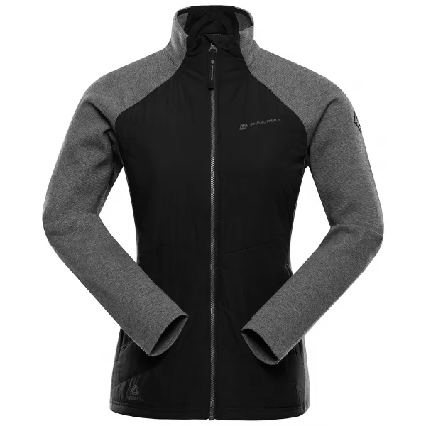  Дамски суичър ALPINE PRO JORWA 2 ЧЕРЕН 