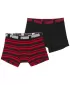 Мъжки боксерки PUMA MEN EVERYDAY HERITAGE STRIPE BOXER 93832605 ЧЕРВЕНО/ЧЕРНО