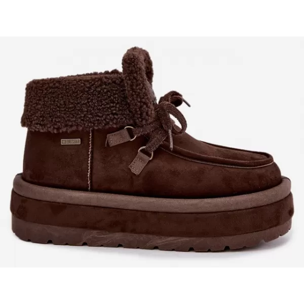  Дамски обувки BIG STAR SHOES UU274214 КАФЯВИ/БЕЖОВИ СЕНКИ 