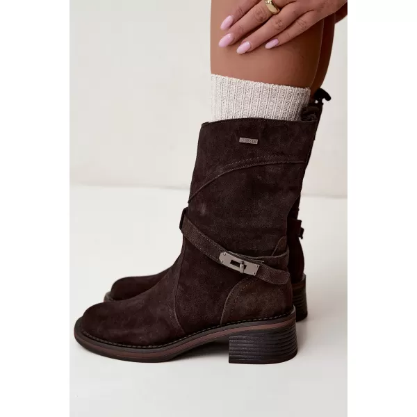  Дамски обувки BIG STAR SHOES UU274609 КАФЯВО/БЕЖОВО 