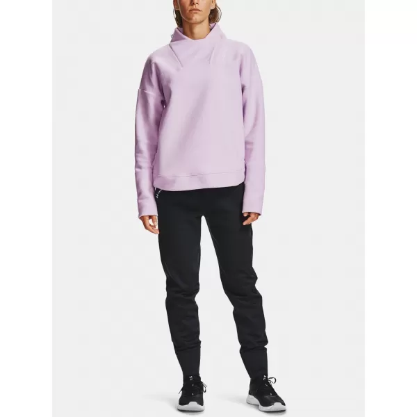  Дамски суичър UNDER ARMOUR RECOVER FLEECE WRAP NECK 1356347-570 ЛИЛАВО 