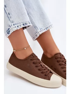 Дамски кецове BIG STAR SHOES TT274123 КАФЯВО/БЕЖОВО