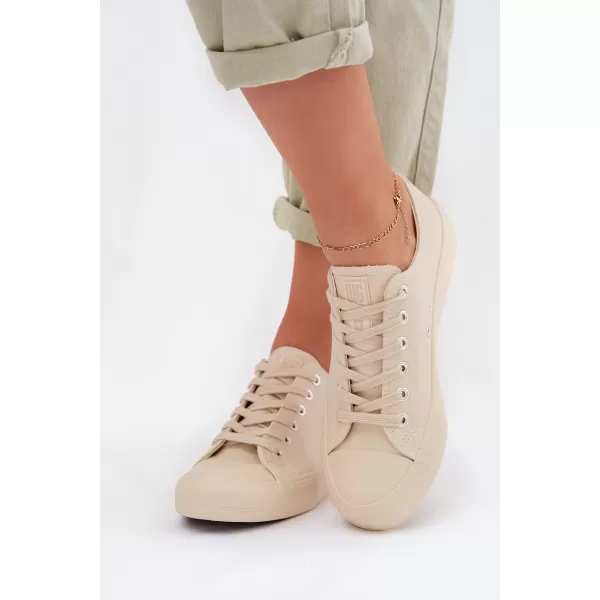  Дамски кецове BIG STAR SHOES TT274019 БЕЖОВО 