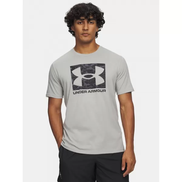  Мъжка тениска UNDER ARMOUR UA ABC CAMO BOXED LOGO SS 1361673-069 СИВО 