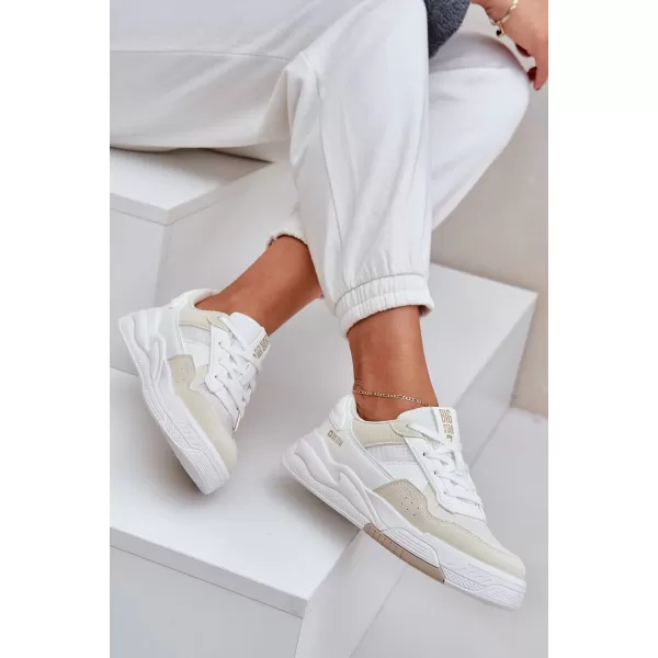  Дамски кецове BIG STAR SHOES OO274A155 БЯЛО 