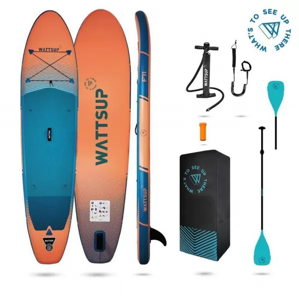  Дъска за гребане WATTSUP F11 Minicombo ORANGE НЕОПРЕДЕЛЕН 