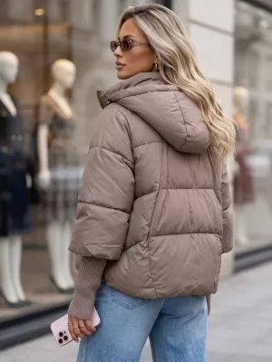 Дамско яке DSTREET TY5897 БЕЖОВО