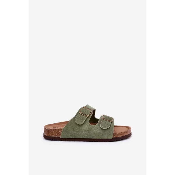  Дамски чехли BIG STAR SHOES RR274A393 ЗЕЛЕНО 