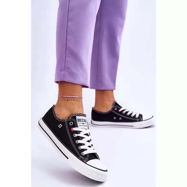  Дамски кецове BIG STAR SHOES T274023 ЧЕРЕН 