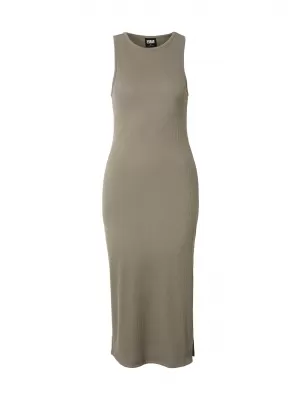 Рокля URBAN CLASSICS TB8276 БЛЕДА МАСЛИНА