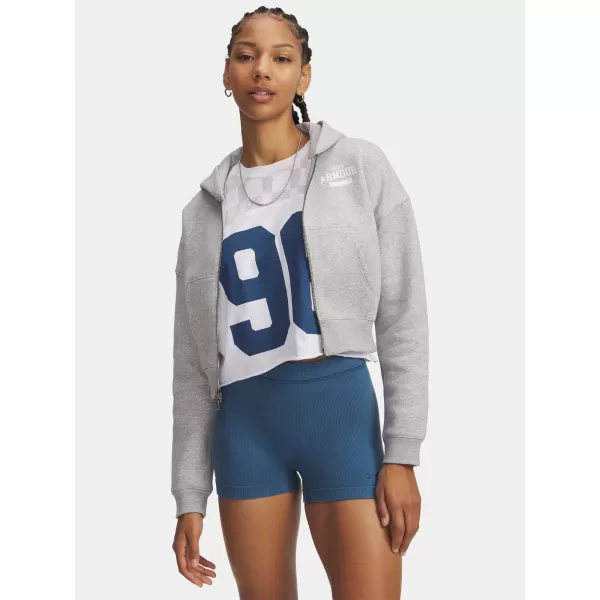  Дамски суичър UNDER ARMOUR ICON FLEECE NOV FZ 6010978-011 СИВО 