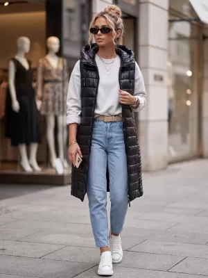 Дамски елек DSTREET TY5260 ЧЕРЕН