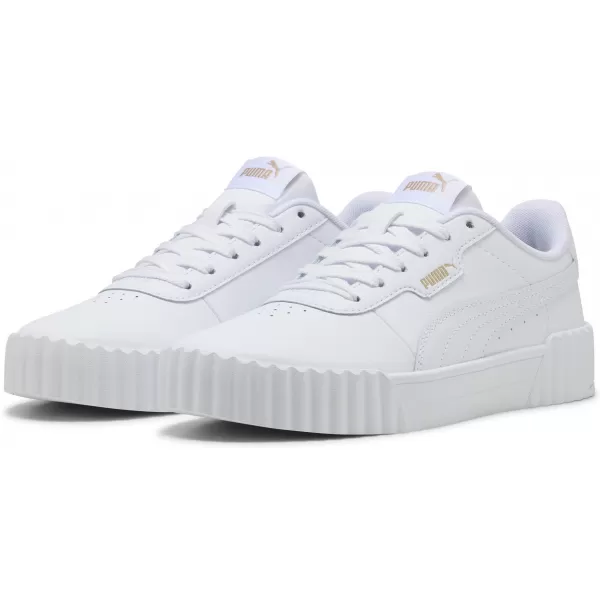  Дамски обувки PUMA CARINA 3.0 40036501 ПУМА БЯЛО/ПУМА ЗЛАТО 