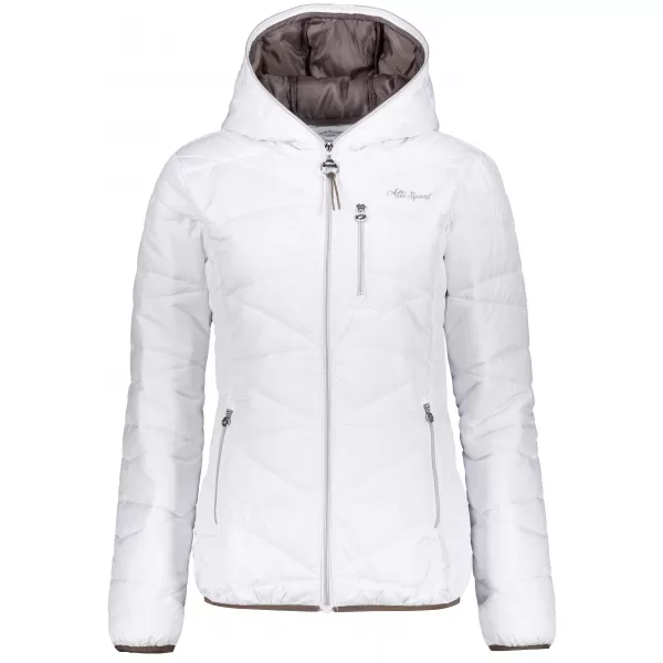  Дамско зимно яке ALTISPORT IVORY БЯЛО 