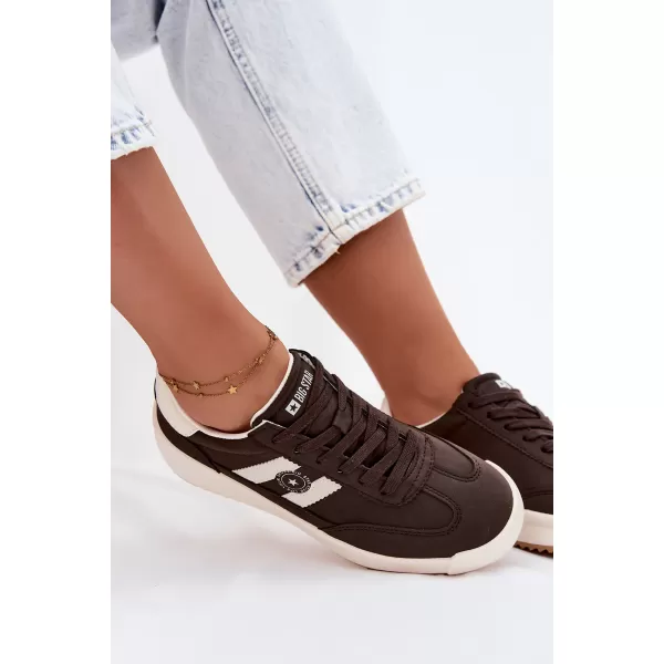  Дамски кецове BIG STAR SHOES UU274024 КАФЯВО/БЕЖОВО 
