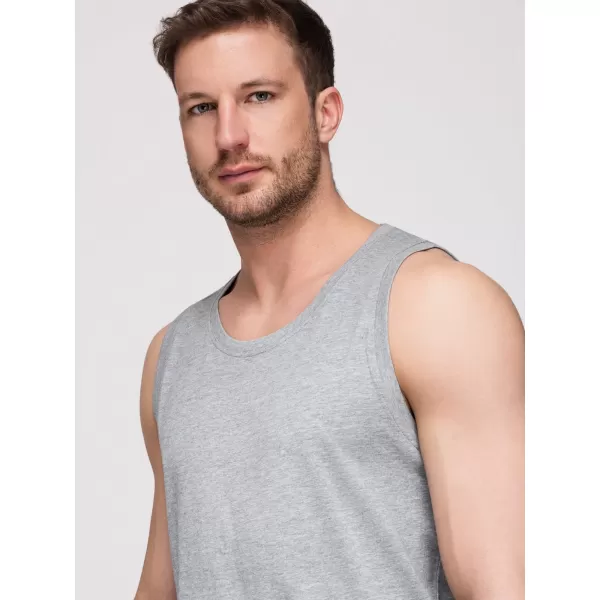  Мъжки потник OMBRE OM-TSBT-0272 СИВ МЕЛАНЖ 