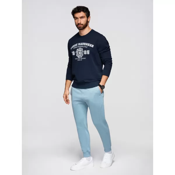  Мъжки спортен панталон OMBRE OM-PABS-0305 СИНЬО 