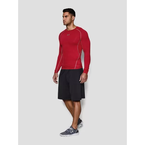 Мъжка компресионна риза UNDER ARMOUR HG LS 1257471-600 ЧЕРВЕНО 