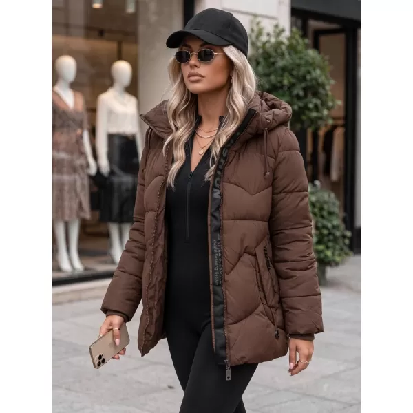 Дамско яке DSTREET TY5752 КАФЯВО 