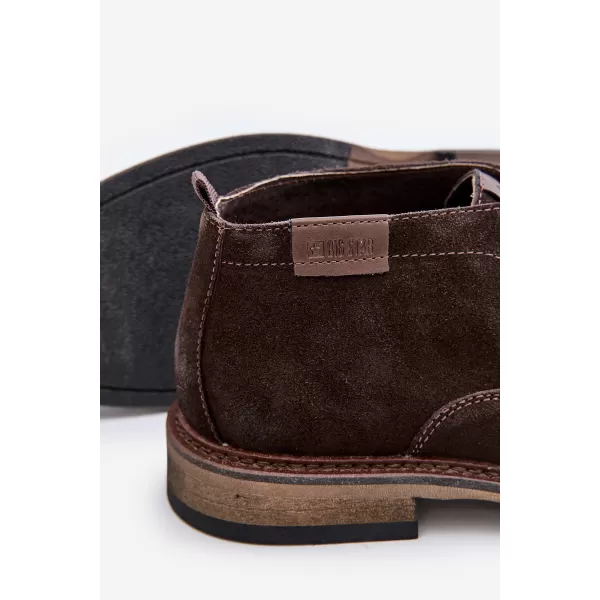  Мъжки обувки BIG STAR SHOES OO174145 КАФЯВО/БЕЖОВО 