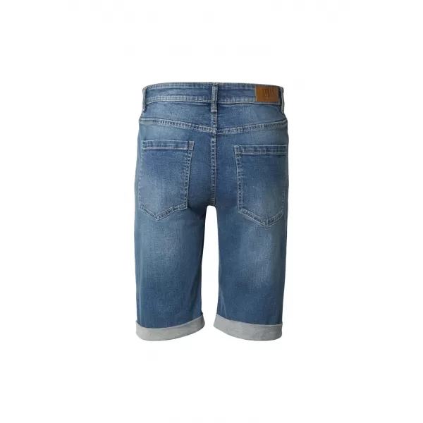  Мъжки шорти URBAN CLASSICS TB8457 СРЕДНО ТЪМНО СИНЬО ИЗМИТО 