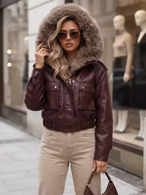 Дамско яке DSTREET TY5977 БОРДО