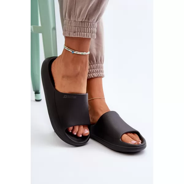 Дамски джапанки BIG STAR SHOES NN274A042 ЧЕРЕН 