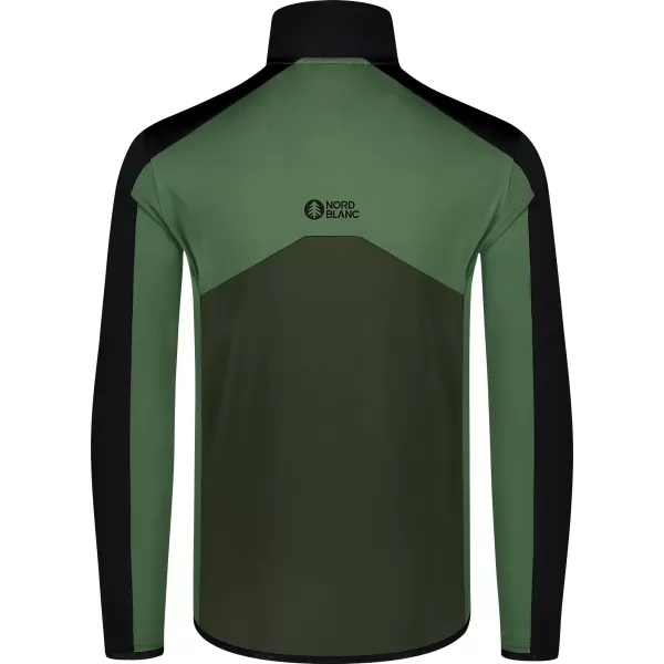 Мъжки суичър powerfleece NORDBLANC CUSP NBSFM8334 ЗЕЛЕНО 