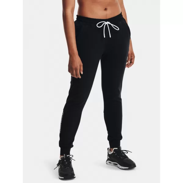  Дамски панталон UNDER ARMOUR UA RUSH FLEECE PANT 1365775-001 ЧЕРЕН 