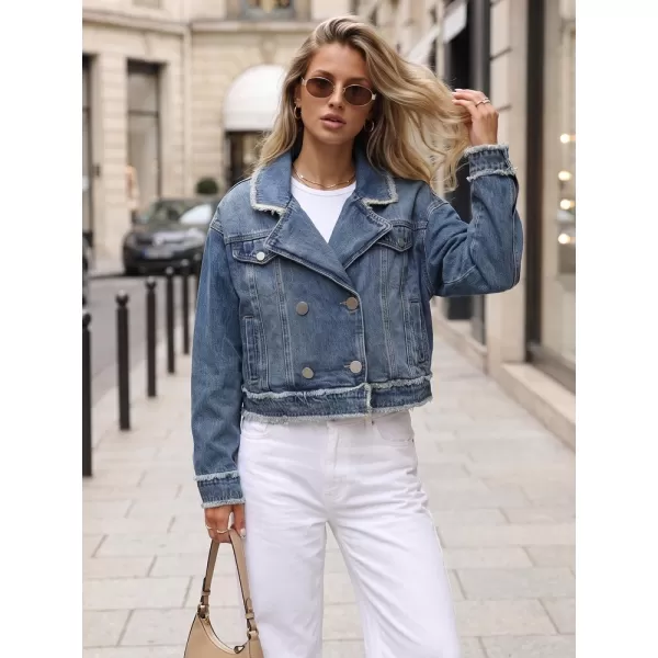  Дамско яке DSTREET TY5682 СИНЬО 