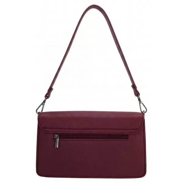  Дамска чанта CHARM LONDON Monaco W01440 Bordeaux red ЧЕРВЕНО БОРДО 