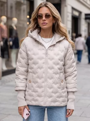 Дамско яке DSTREET TY5867 СВЕТЛО СИВО