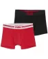 Мъжки боксерки PUMA MEN EVERYDAY PLACED LOGO BOXER 2P 93847605 ЧЕРВЕНО/ЧЕРНО